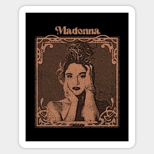 Madonna - Retro Style Sticker